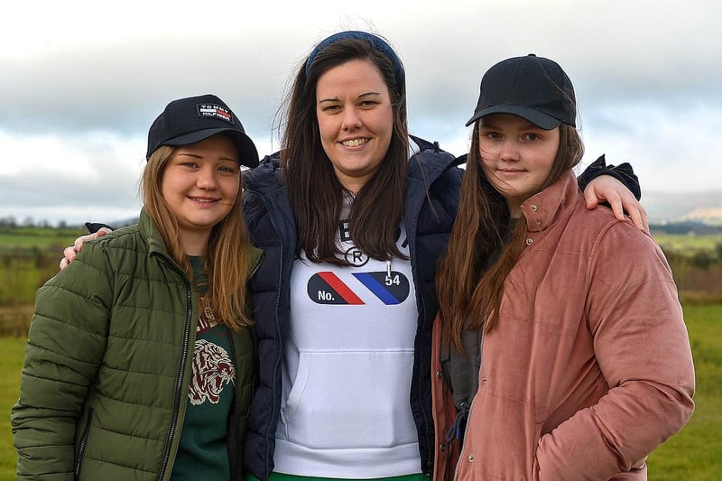 Anna White, Heather McKnight and Jodie Walker  were in Culmore Country Park recently. DER2110GS – 031