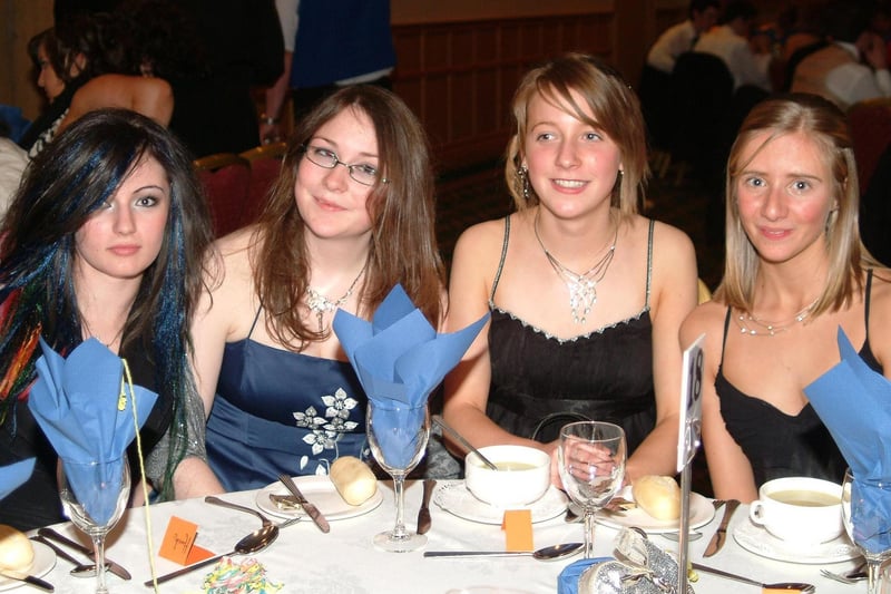 SPECIAL OCCASION...Young ladies at the Dominican College sixth form annual dinner. CR45-169km