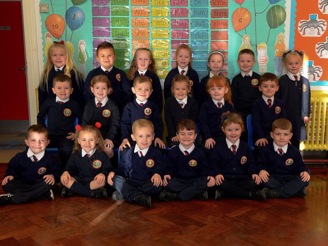 Mrs McMonagle’s Holy Child Primary 1 class. DER2139GS - 026