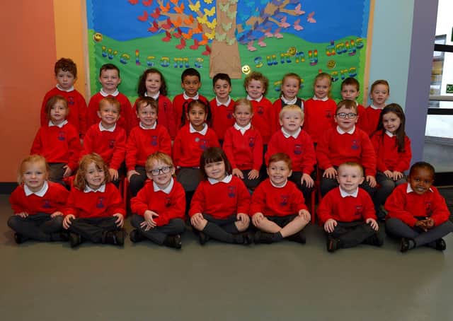 Mrs O’Hara’s P1 class at Listnagelvin Primary School. DER2138GS – 015