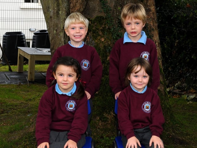 Culmore PS Primary 1 children from Mrs McMenamin and Mrs Geddesâ€TM class. DER2139GS - 029