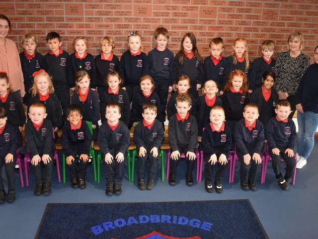 Mrs Quinn's P1 Class Carolann Doherty and Sharon Bradley (Classroom Assistants) - Broadbridge Primary School.