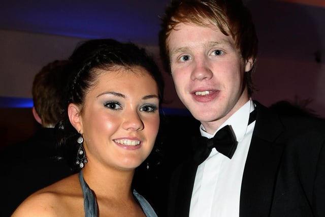 PIctured at Foyle College's annual Formal in the City Hotel are, Catherine O'Neill and Grant Buchanan.