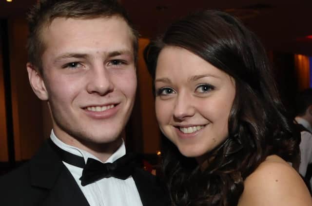 PIctured at Foyle College's annual Formal in the City Hotel are, Ian Vance and Tina Bradley. Picture Martin McKeown. Inpresspics.com. 26.11.10