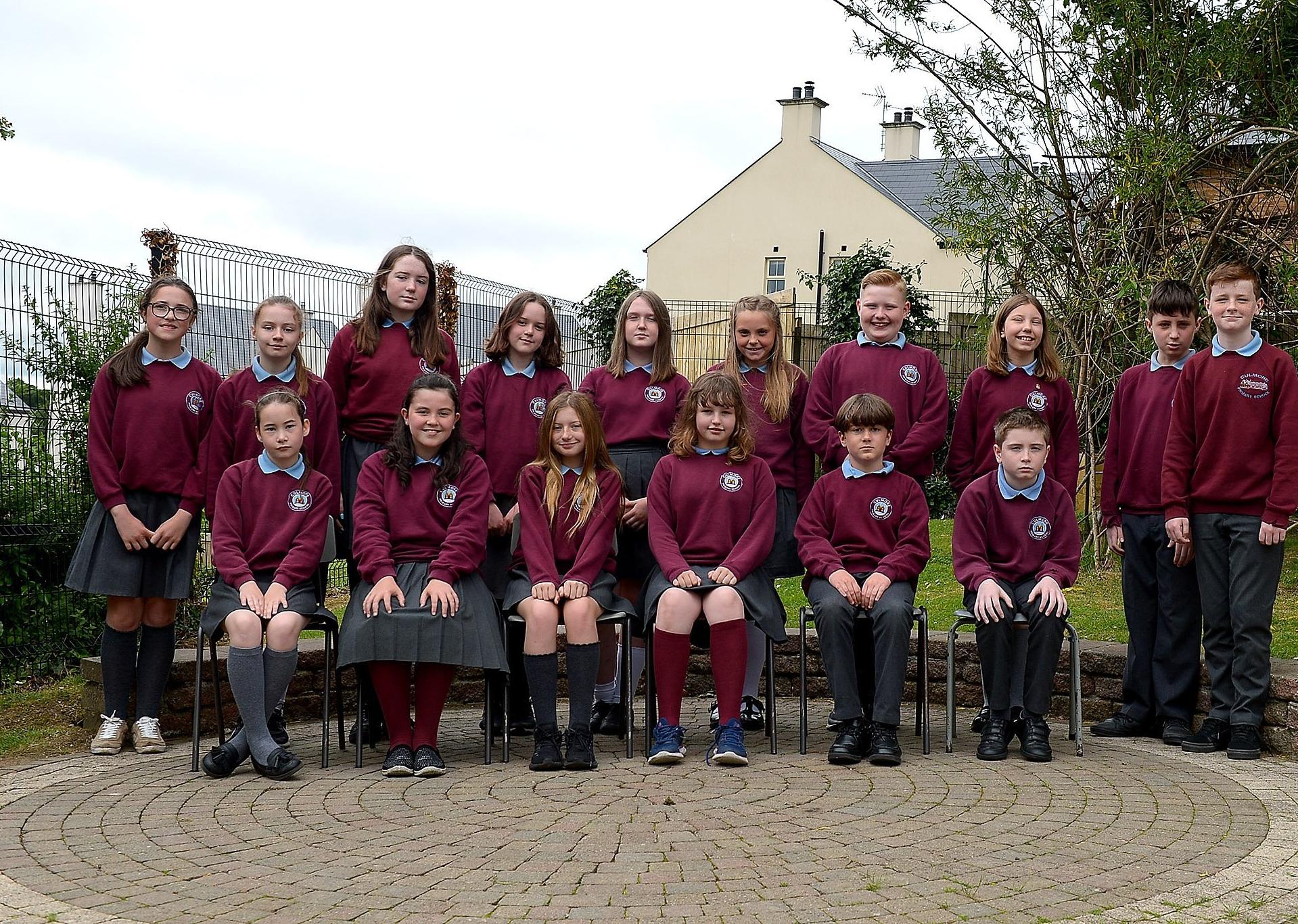 Mr B. McLaughlin’s P7 class at Culmore Primary School, Derry.  DER2123GS – 033