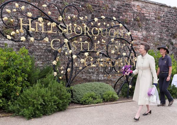 The Princess Royal visited Hillsborough Castle and Gardens on July 2. Photo by  Jonathan Porter  / Press Eye