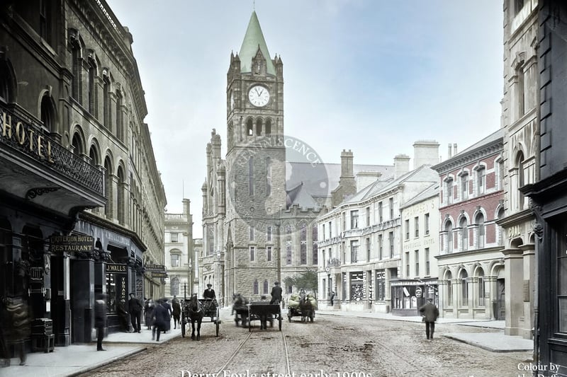 Foyle Street in the early 1900s.