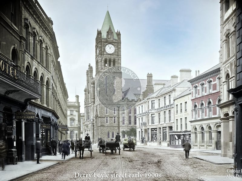 Foyle Street in the early 1900s.