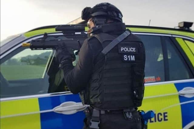 Eyewitnesses reported armed police at the scene in Doncaster.
