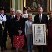 DFS founder Doncaster's Lord Kirkham has been presented with Freedom of the City.