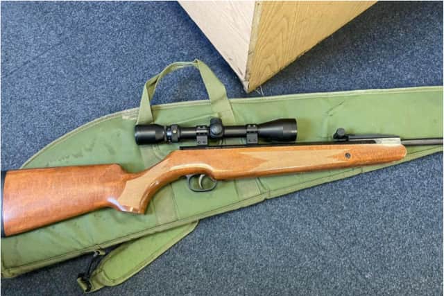 Police found the pair carrying a gun in the South Yorkshire nature reserve.