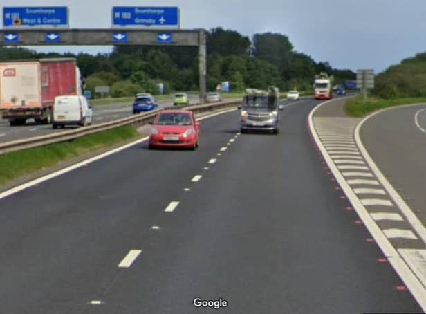 A woman has died after a tragic car crash on the M180 last night.