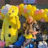 A charity bake sale raised nearly £600 for Children In Need.