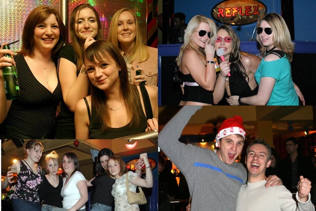 Nights out at Reflex bar on Holly Street in Sheffield city centre during the early noughties