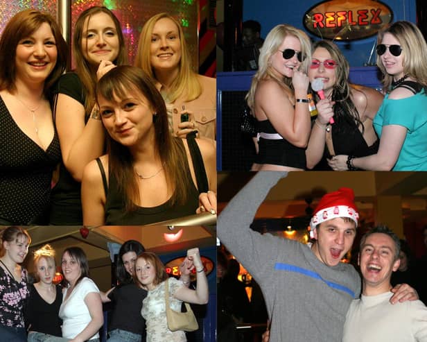 Nights out at Reflex bar on Holly Street in Sheffield city centre during the early noughties