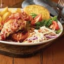 The smothered chicken.