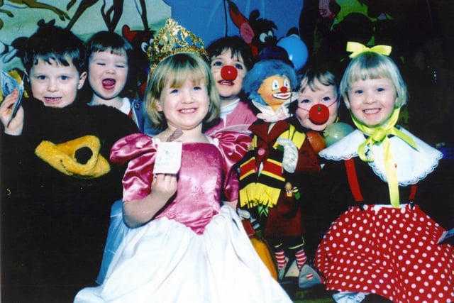 Youngsters from Victoria Nursery in Hebburn helped raise cash for Comic Relief in 1995. Who can you recognise?