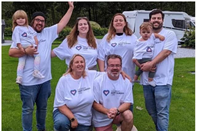 The family raised £6,000 for various charities.