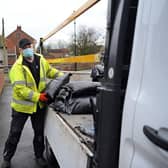 Sandbags have been delivered across Doncaster.