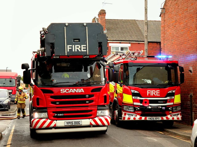 Residents were advised to keep doors and windows closed at the height of the blaze.