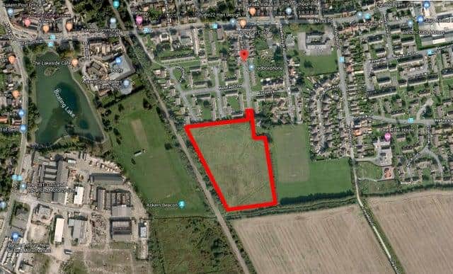 The area that was outlined for development