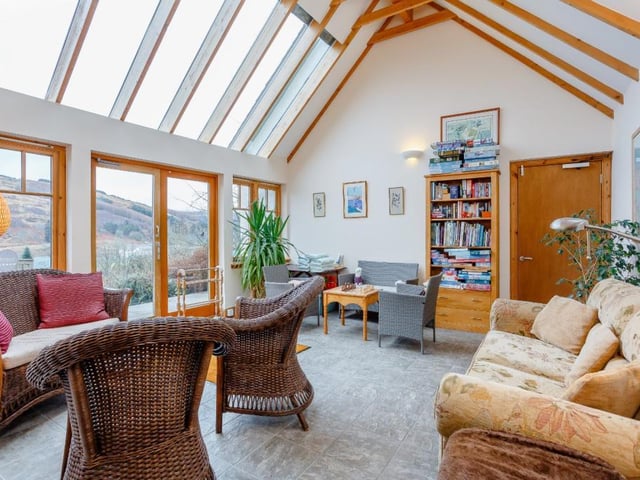 Shared sun room.