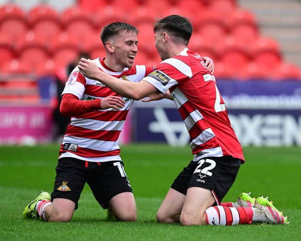 Doncaster Rovers can win promotion if they match Walsall's result this weekend. Rovers host Bradford while Walsall welcome Accrington to town.