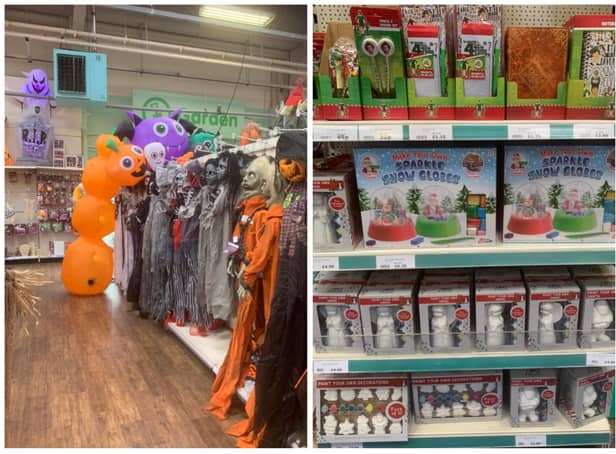 The Range has already started stocking Christmas and Halloween products.
