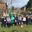 Dame Rosie Winterton MP unveiled the Eco Garden at Doncaster's Plover School.