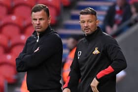 Richie Wellens and Noel Hunt. Photo: Andrew Roe/AHPIX LTD