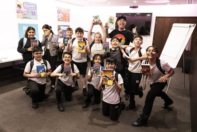 Children took part in a storytelling session organised and hosted by Meadowhall