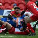 The Dons lost to Sheffield Eagles in a friendly last month. The sides will meet again in the AB Sundecks 1895 Cup. Picture: Howard Roe/AHPIX.com