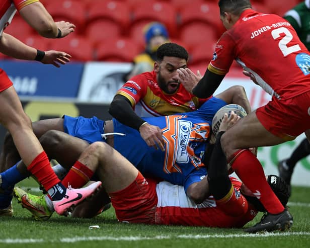 The Dons lost to Sheffield Eagles in a friendly last month. The sides will meet again in the AB Sundecks 1895 Cup. Picture: Howard Roe/AHPIX.com