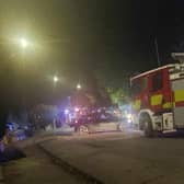 Emergency services were scrambled to Doncaster Road in Conisbrough last night.