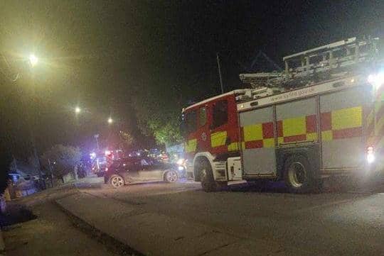 Emergency services were scrambled to Doncaster Road in Conisbrough last night.