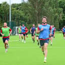 Doncaster Knights, pictured in training in 2019.