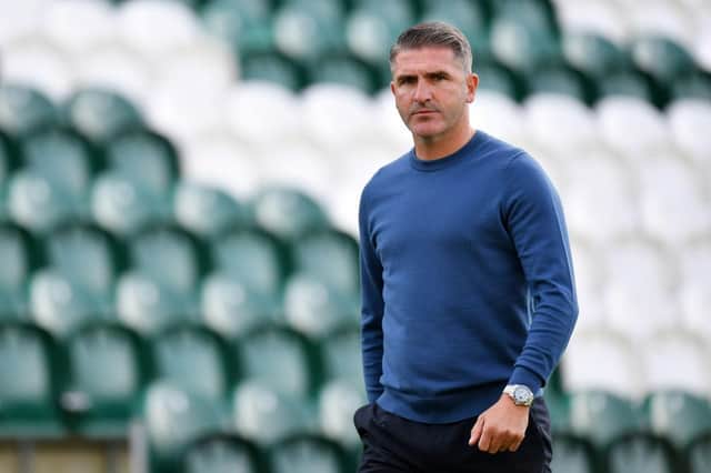 Plymouth boss Ryan Lowe. Photo by Dan Mullan/Getty Images