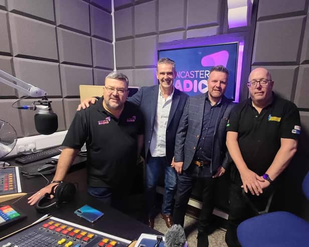 Doncaster businessman Mark Chadwick was among the guests at the new studios of Doncaster Radio.