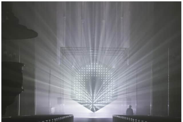 The spectacular light installation will light up Doncaster Minster.