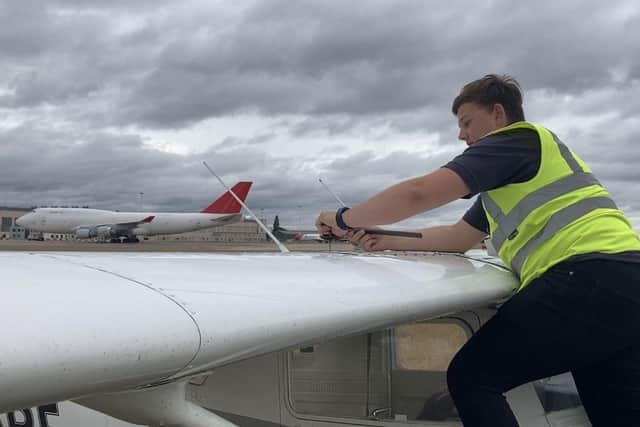 Budding pilot McKenzie Brailsford fears for the future of DSA