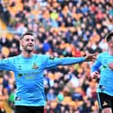 Picture Howard Roe/AHPIX LTD; Football, SkyBet; League Two; 
Bradford City  v Doncaster Rovers;
26/10/2024 3.00pm

Luke Molyneux celebrates his goal