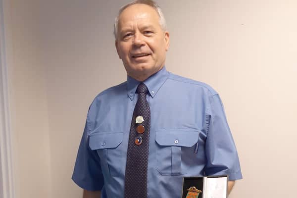 Driver Bob Pitts is celebrating 40 consecutive years behind the wheel of Stagecoach buses and has achieved the Road Operators Safety Council (ROSCO) Safe Driving Diploma.