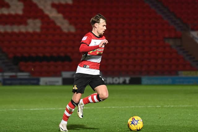 Kyle Hurst made his first start of the season for Doncaster Rovers last night. Photo: Rachel Hailstone/AHPIX.com