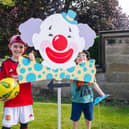 Noah (8) and Matthew (5) Halliwell enjoying the fun.