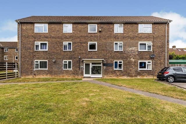 This studio apartment is on sale for £90,000 in Waterlooville.