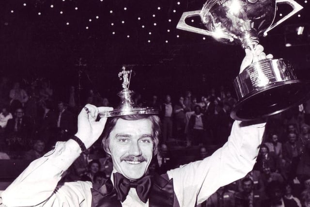 Canadian Cliff Thorburn won the World Championship at the Crucible in 1980.