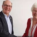 Rose Jones with Dr Lutz Weisser, MAI Managing Director.