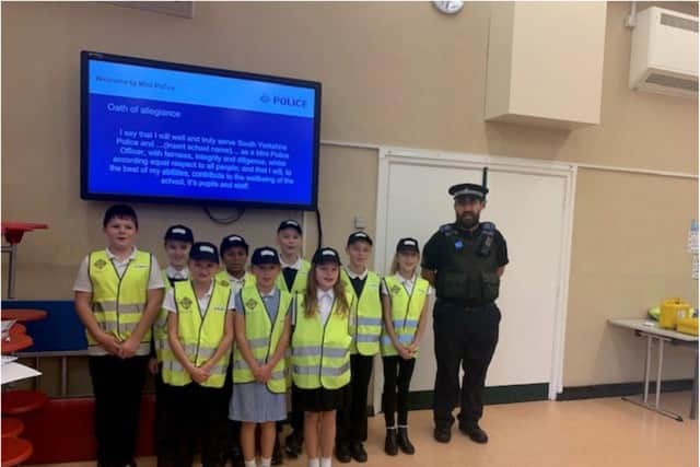 Mini Police at West Road Primary School in Moorends.