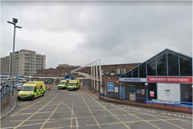 Doncaster Royal Infirmary's A&E department.