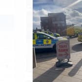 Emergency services were called to Doncaster railway station yesterday lunchtime.
